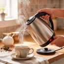 Chaleira Elétrica Aço Inox Jarra Bule 2l Portátil 220v Preto