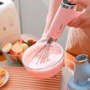 Batedeira Processador Mini Triturador Recarregável Cor:rosa