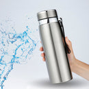 Garrafinha Térmica Açoinox 1l água Gelada Quentecor:prateado