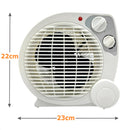 Aquecedor Elétrico Ventilador Portátil Ventilação 220v