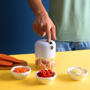 Mini Processador Usb De Alimentos Eletrico Cor:branco