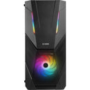 Gabinete Gamer Fortrek Mid Tower Black Hawk RGB Preto