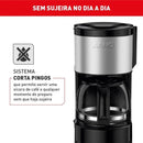 Cafeteira Elétrica Arno Perfectta Inox 600ml Jarra de Vidro 127V