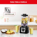 Liquidificador Arno Power Max LN66 2200W Preto 127v