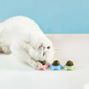 Bola Bolinha Catnip Brinquedo Relaxante Gatos Cor:verde