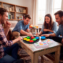 Jogo De Botões Educativo Tabuleiro Cartas Colorido