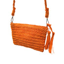 Bolsa Artesanal Lateral Transversal Casual Praia Cor:branco