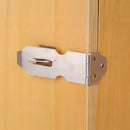 Dobradiça Porta Cadeado Trinco Aço Inox Ferramenta