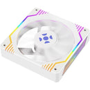 Kit Cooler Fan ARGB Fortrek Frosty Branco Com Controladora/Controle