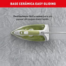 Ferro a Vapor Ecogliss com Base Cerâmica e Modo ECO FEC2 220V