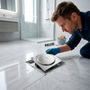 Ralo Válvula Inteligente Quadrado Aço Inox Prateado