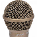 Microfone de Mão Leson LS58 Dinâmico Champanhe