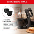 Batedeira Arno Mini Chef HM11 400W Preta 220v
