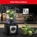 Liquidificador Arno Power Max LN78 1200W Limpa Fácil Preto 127V