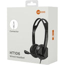 Fone de Ouvido Com Microfone Lecoo HT106 P3 Preto