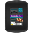 Assadeira Rasa Retangular Antiaderente Rochedo Dura + 37cm - CXM / 6