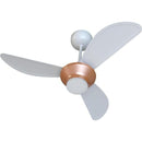 Ventilador de Teto Ventisol Mistral 3 Pás Branco/Bronze Bivolt