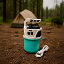 Lanterna Lampião Led Recarregável Camping Pesca Casa