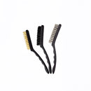 Kit Jogo 3 Escovas Limpeza Grelha Panela Rejunte Sujeira