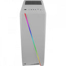 Gabinete Gamer Aerocool Cylon Branco RGB Lateral Acrílico