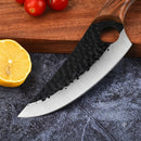 Faca Cutelo Artesanal Aço Inox Churrasco Pesca Corte