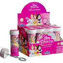Bolha De Sabão Princesas 60ml Com Jogo Caixa Com 12