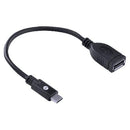 Adaptador Tipo C Para Usb Femea C/ Otg - 20 Cm - Acotgu-20cm