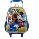 Mochila Infantil Com Rodinha Mickey Tamanho 16