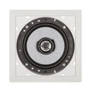 ARANDELA QUADRADA FIAMON 6" COAXIAL 50RMS 8R BRANCA