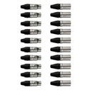 Kit Conectores Xlr 1003 1013 20un (10 Machos/10 Femeas) Wireconex