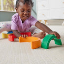 Fisher-price Arco-íris De Madeira Empilhável 6 Peças