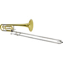 Trombone De Vara Com Rotor Tb 200vr Laqueado Dourado Com Case New York