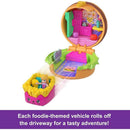 Polly Pocket Micro Reveal Comidinha Rápida Surpresa Com Veículo E Acessórios