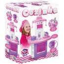 Brincando De Casinha Cozinha Faz De Conta Rosa
