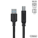 Cabo P/ Impressora Usb A 3.0 M P/ Usb B 3.0 M - 2 Mts - Puabm3-2