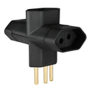 Adaptador 2p+t-34 Preto Cb Benjamim Margirius
