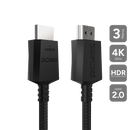 Cabo Hdmi 2.0 Pcyes 4k/60hz - 3 Metros - Nylon - Phm3p-2