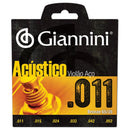 Corda Para Violão Giannini Gespw Bronze Acústica 65/35 0,011