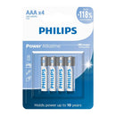Pilha Alcalina Aaa Philips Com 4 Unidades