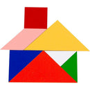 Brinquedo Pedagógico Tangram De Madeira 35 Peças