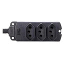 Tomada Multipla Cb - Tmu3-320 Preto 2p+t 20a Margirius