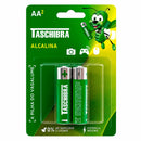 Pilha Alcalina Aa 02 Unidades Taschibra