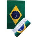 Decoração Copa Do Mundo Toalha Brasil 48x29cm Pacote Com 12