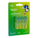 Pilha Alcalina Aaa L8p7 Elgin (08 Unidades)