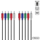 Cabo De Video 5 Rca M Para 5 Rca M - 2 Mts - P5r-2