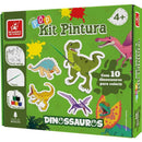 Brinquedo Para Colorir Dinossauros Kit Pop Com 10 Telas
