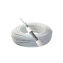 Kit Cabo Rg59 67% 15m C/2 Conectores De Crimpar C/ Anel