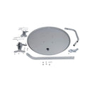 Antena Ku 60cm (pedestal 60cm) C/6 Offset C/ Logo Bedin