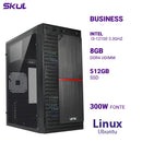 Computador B300  I3-12100 3.3ghz Memória 8gb Ddr4 Ssd 512gb Fonte 300w  Linux Ubuntu