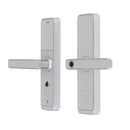 Fechadura Digital De Embutir Wi-fi Com Biometria Esf-de4000b Prata Elsys